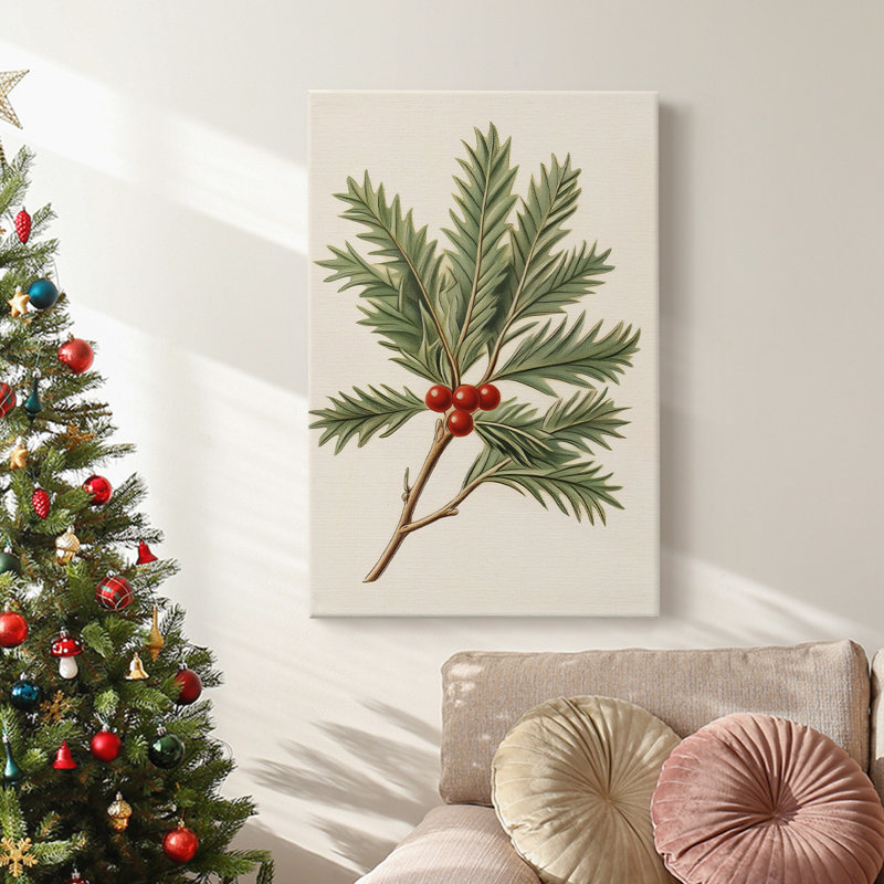 Art des Fêtes de Noël - Toile tendue avec châssis - Série 2-XLIV, H 48 po x l 32 po