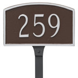 Prestige 1-Line Lawn Address Sign