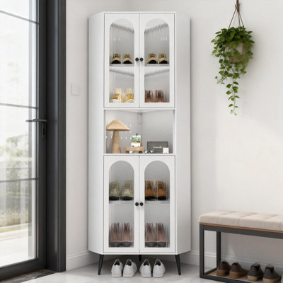 Space Saving Pantry Cabinets, Steel Corner Storage, Modern Home Kitchen