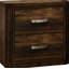 Table de chevet en bois Herminda