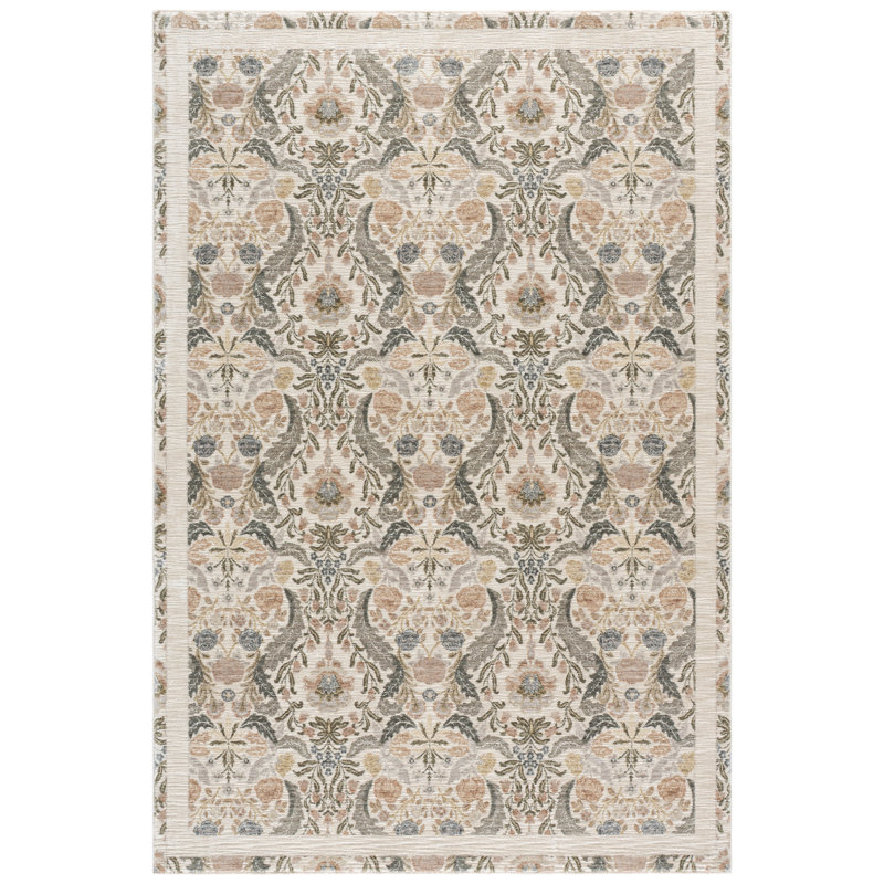 Tapis damassé Bloom Performance, Rectangle 5'-3 x 7'-6