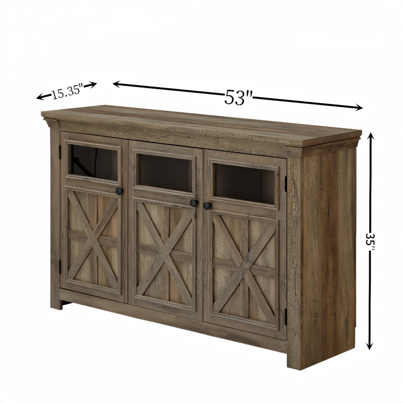 Buffet 53 po, Gris délavé