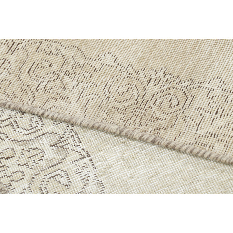 Distressed One-of-a-Kind 2'7X12'11 Hand Knotted Area Rug