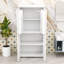 Armoire de rangement pour salle de bain avec tablettes