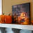 Battery-Operated Lighted Wall Art - Jack O' Lantern 