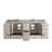 Aberdeen 84'' Double Bathroom Vanity with Quartz Top-94240487-94240505