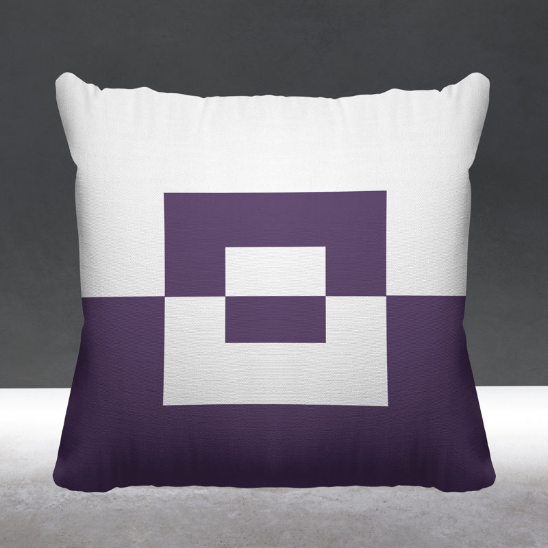 Coussin décoratif intérieur / extérieur Granger, L 17 po x H 17 po, Violet