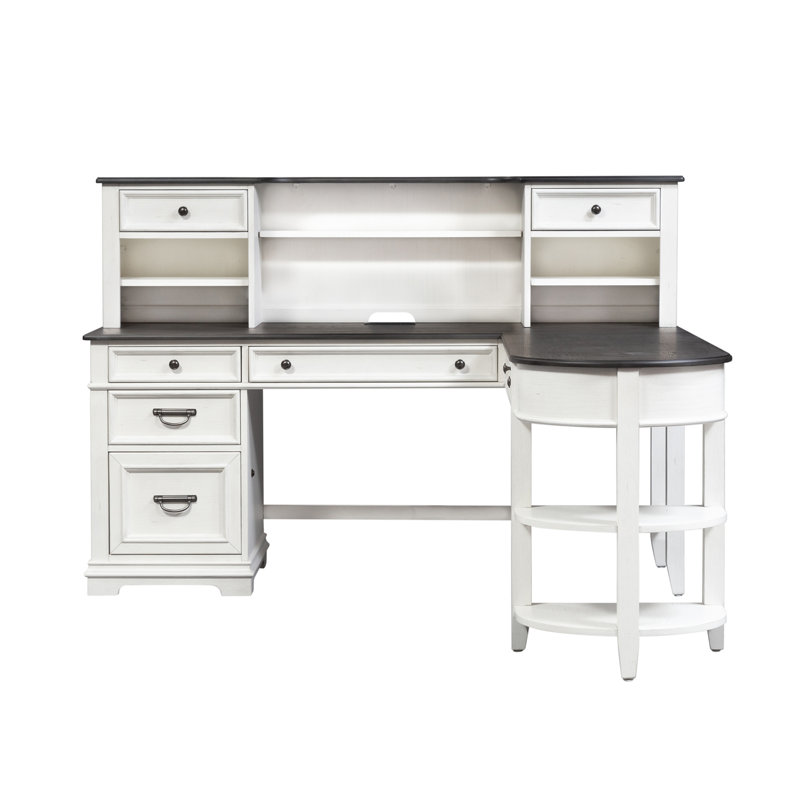 Vandenberg L-Shape Desk with Hutch