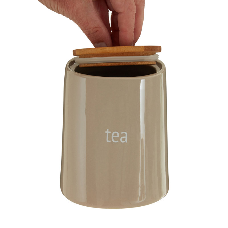 Revel Ceramic / Porcelain Jar, Beige