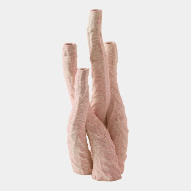 Coral Ceramic Table Vase