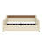 Twin Size Daybed With Trundle, Upholstered Daybed With Charging Station And LED Lights, Beige-238295654