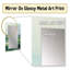Golf Harmonious Drives - Miroir mural vert-2036329131