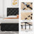 Bed Frame With 4 Storage Drawers, Linen Upholstered Platform Bed Frame With Headboard And Footboard-595089387-595089384