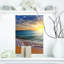 Couches de couleurs sur la aube beach mer, reproduction de photo sur toile tendue-33288008-18296290