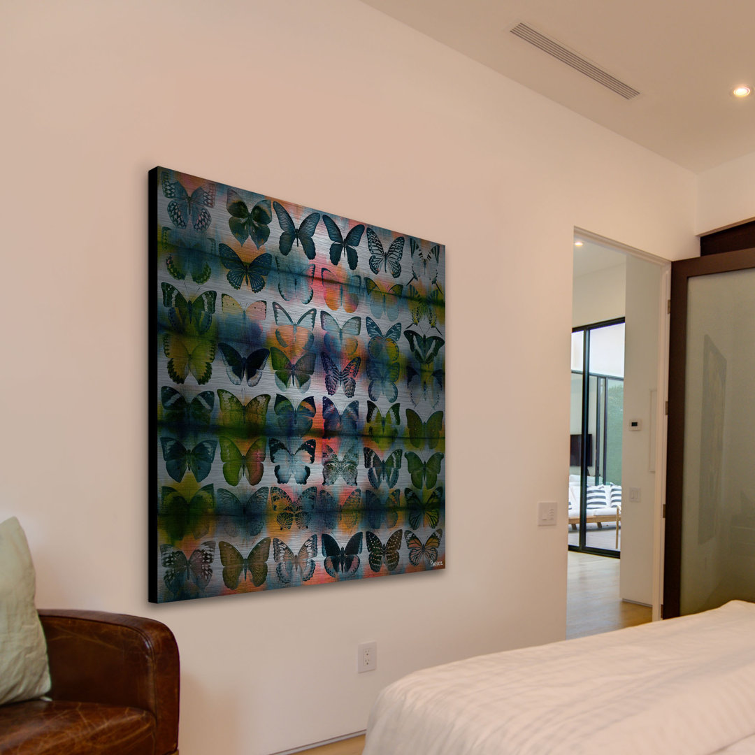 Butterflies Squared by Parvez Taj - Unframed Print on Metal Parvez Taj 