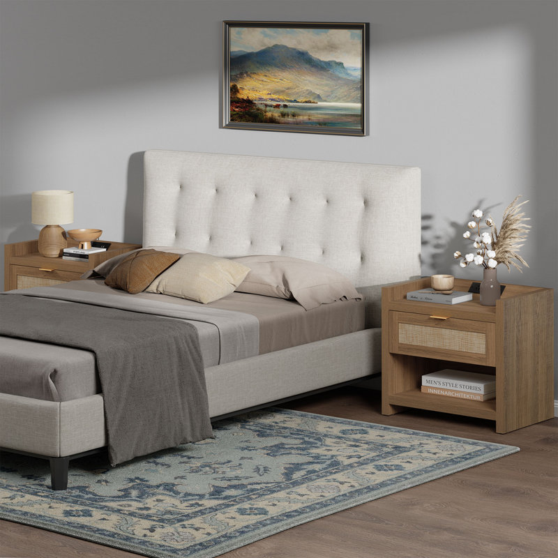 23.6'' W Nightstand, Brown