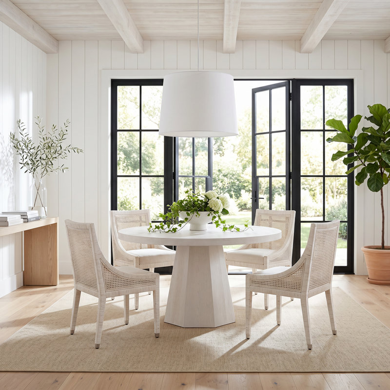 5 - Piece Extendable Solid Wood Dining Set