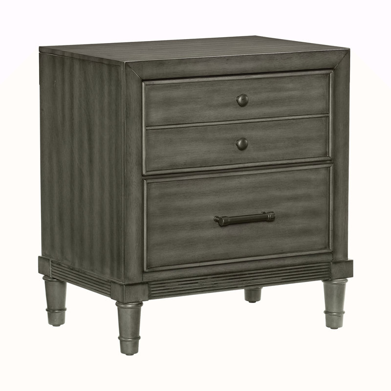 Table de chevet style transitionnel 1pc