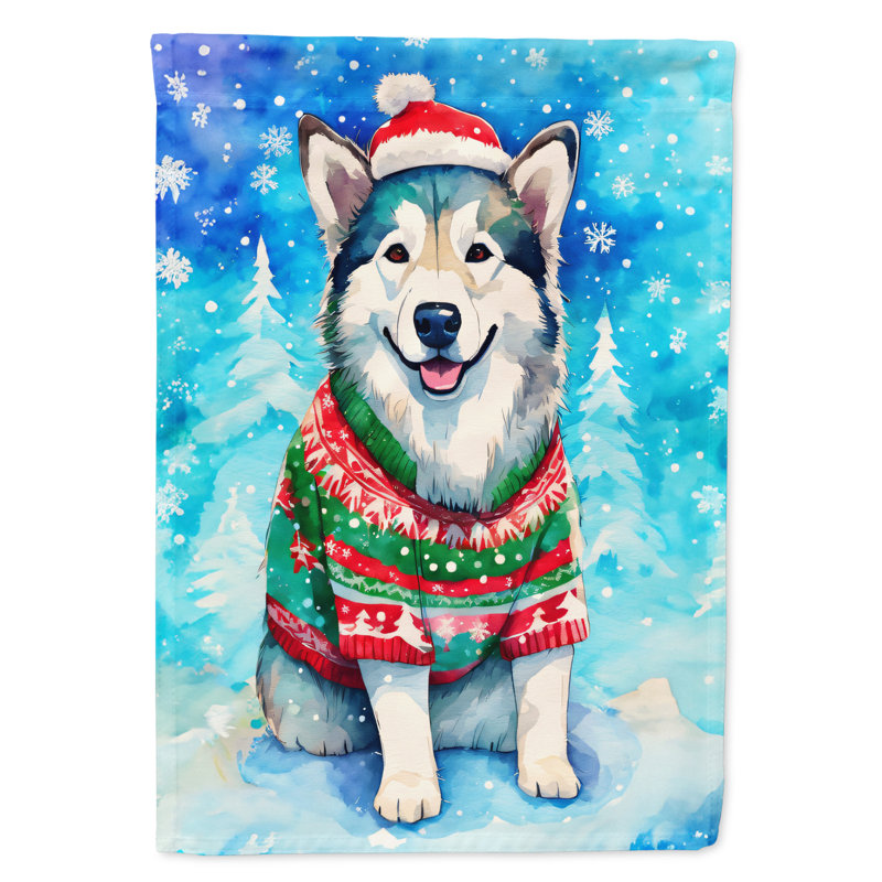 Double Sided Polyester Christmas, 40'' H x 28'' W