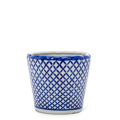 Boîte à fleurs à motif de croix