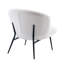 Chaise d'appoint rembourrée avec pieds en métal-2068860286