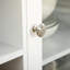 Armoire à café avec 3 tiroirs, porte-bouteilles de 6 bouteilles, porte-verres à pied, porte en verre, armoire buffet, armoire à vin