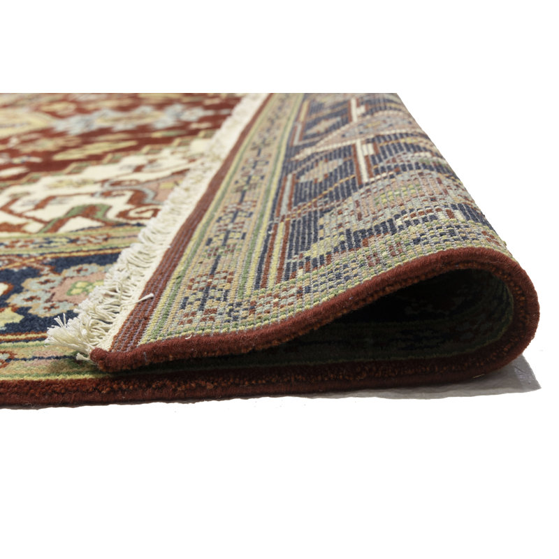 Rectangle Rectangle 8'10 X 11'10 Wool Area Rug