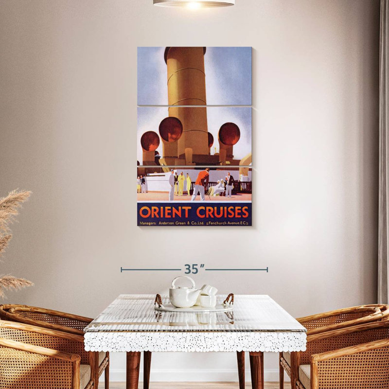 Mehar Orient Cruises, 45" H x 28" W