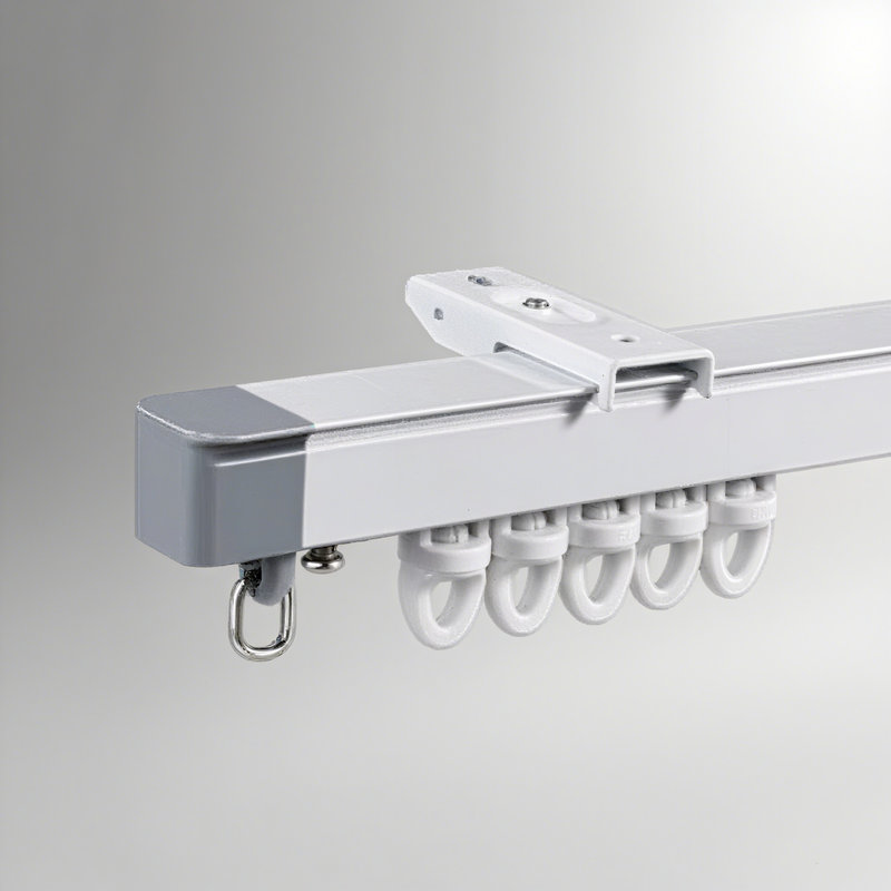 Tringles à rideaux rétractables en alliage d'aluminium