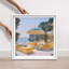 Oliver Gal Faded Sunshine Soiree Coastal - Luxury Shadowbox Framed Wall Art-1970374630-1970374648