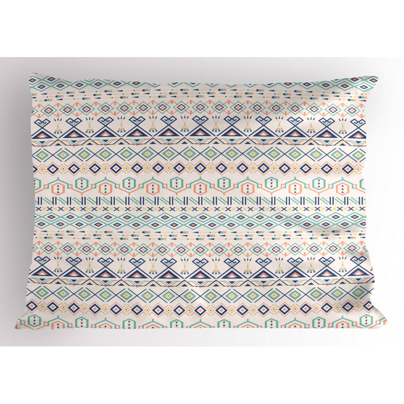 Polyester Geometric Sham Set, Twin
