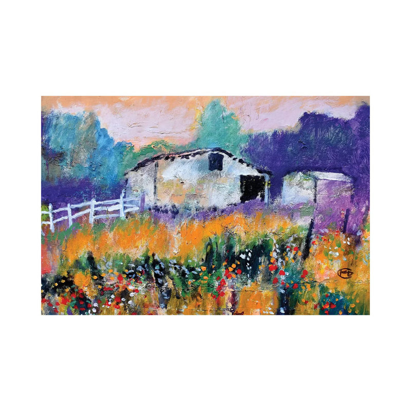 Old White Barn II by Kip Decker - Wrapped Canvas Gallery-Wrapped Canvas Giclée