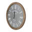 Très grande horloge murale D32.3 "avec cadre en bois de sapin