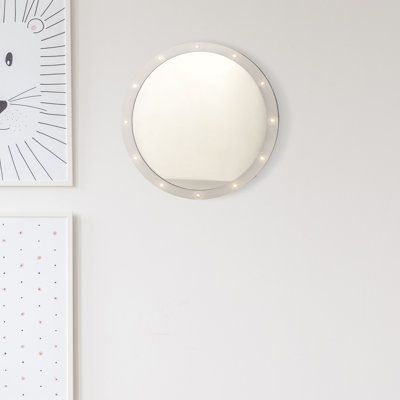 Cowart Wood Flat Wall Mirror