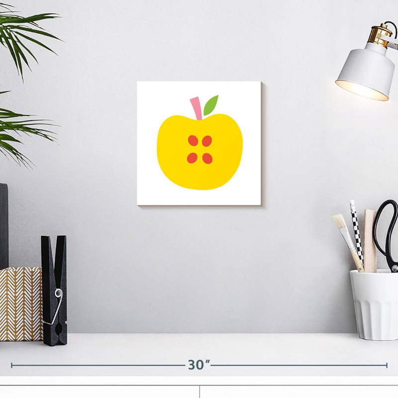 Yarlin Yellow Apple, 10" H x 10" W