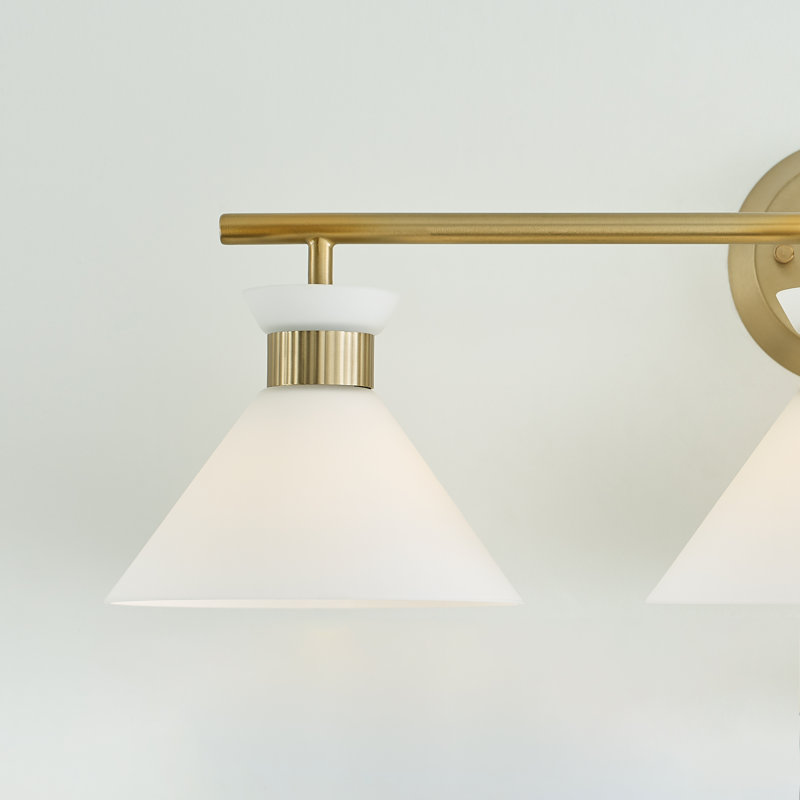 Belcarra Vanity Light, Satin Brass, 3