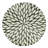 Talaria Collection 50% Capiz Shell - 50% Resin No Pattern Round Placemat