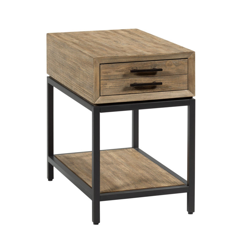 Tackitt End Table with Storage, 24" H x 24" W x 28" D