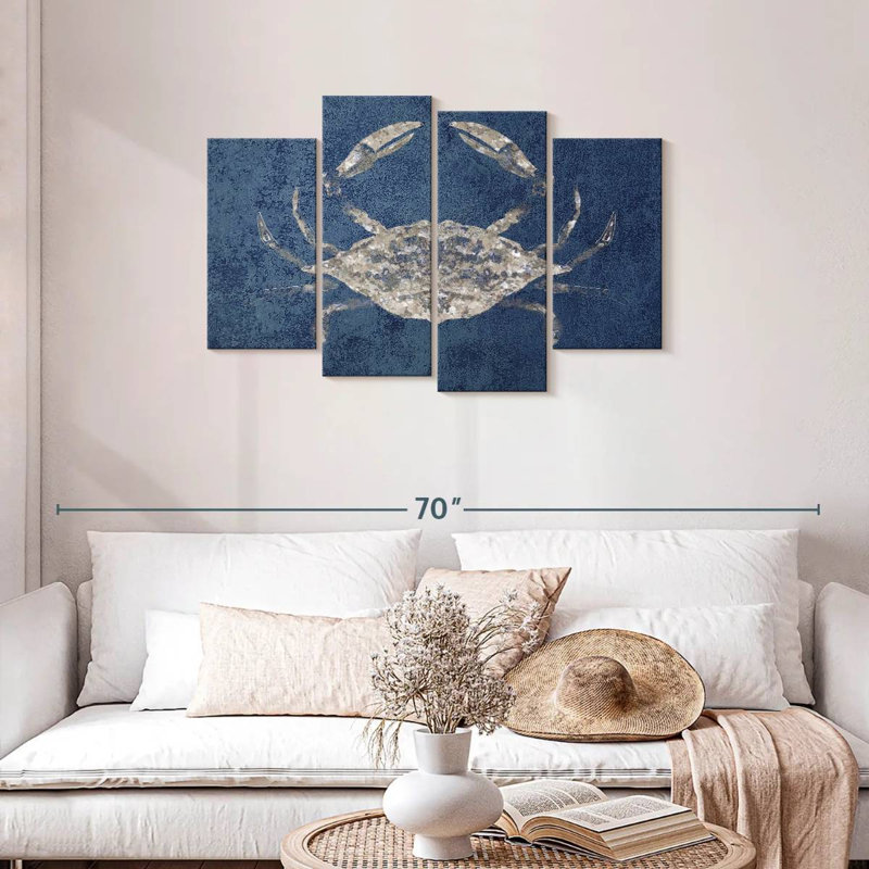 Brampt Sea Life Blues I, 27" H x 43" W