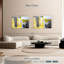 Rayures jaunes abstraites Avery-108953055