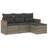  Garden Sofa Set Grey