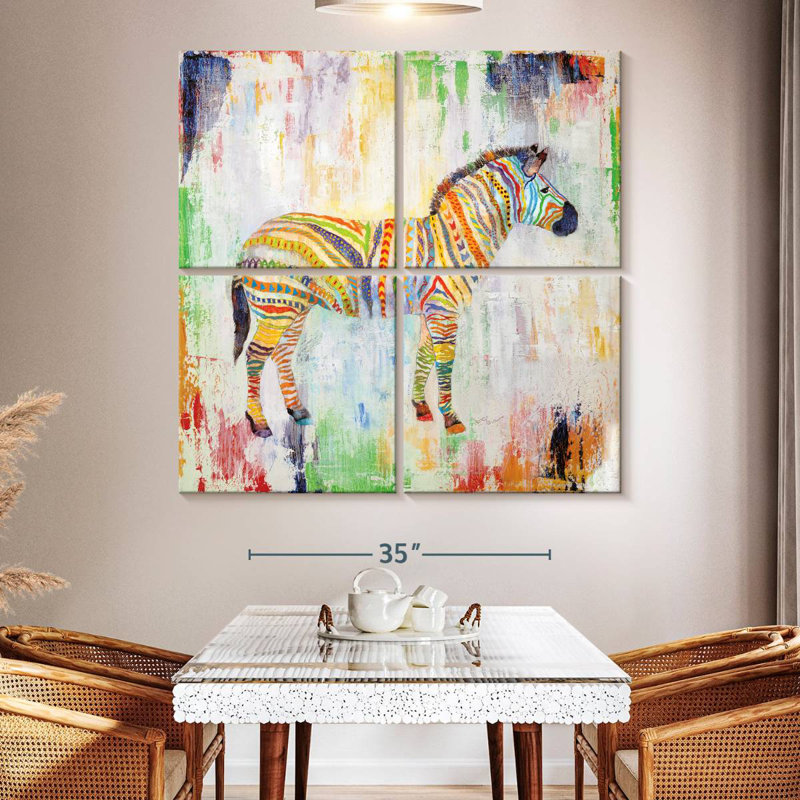 Brampt Magical Zebra, 50" H x 50" W