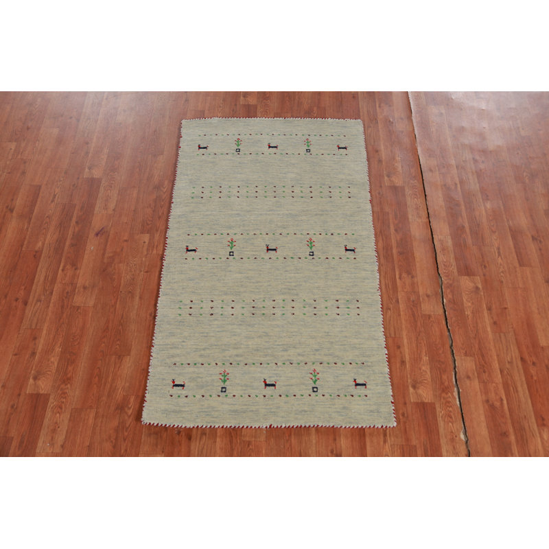 Tribal Gabbeh Oriental Accent Rug 3x5
