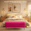Banc de rangement en velours Carrielynn-1235242582