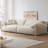 White Velvet Modular Sofa cushion couch