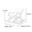 Chaise berçante simple en rotin
