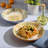 Hand Painted Dinnerware Set, 2-Piece Dinner Bowl Set (8.9"), Assorted