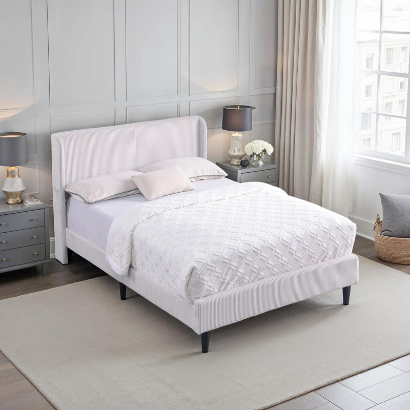 Bed, Double (4'6), Ivory