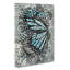 The Blue Butterfly Effect In Abstract - Wrapped Canvas Painting-55337094