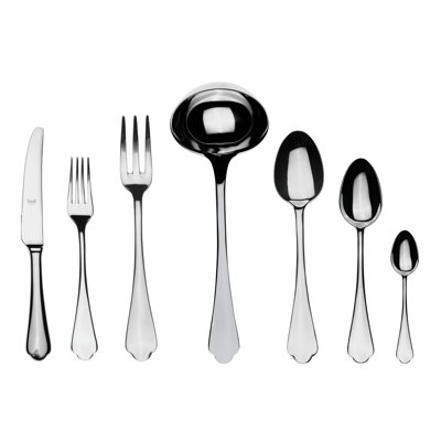 Ensemble de couverts Dolce Vita avec couteaux H / H - 51 pièces - Acier inoxydable
